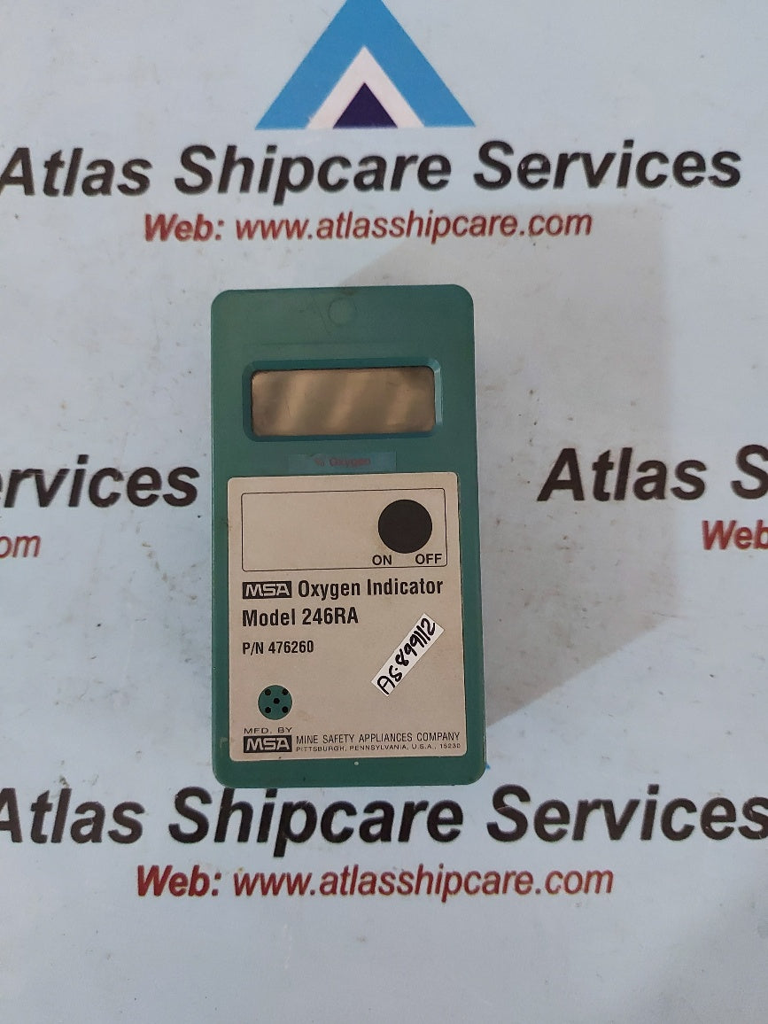 MSA 246RA Oxygen Indicator P/N 476260